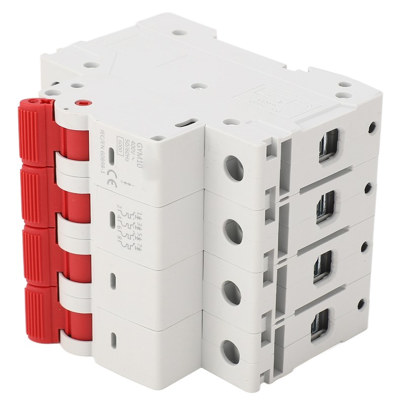 6KA 4P Miniature Circuit Breaker PP Flame Retardant Circuit Breaker