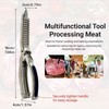 2 Packs Rib Membrane Removal Tool,Stainless Steel Rib Prep Tool