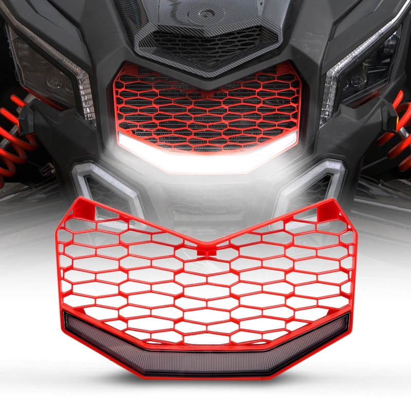 A & UTV PRO Front Grille with Integrated LED Light