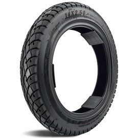 GYL 14x2.5 Electric bike Tire,2.50-10 Dirt Bike Tire Compatible with 14x2.50 60/100-10 ebike Tyre,Fits Motorcycles Electric Scooter, Dirt Bike, Kids Bike