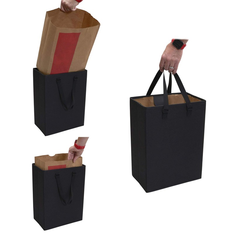 Household Essentials The Recycler Bag, Compact Recycling Center, 600D Polyester