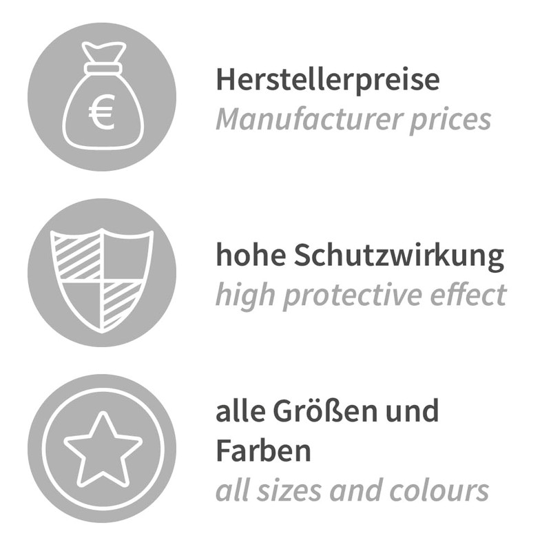 FRANZ MENSCH Hygostar Safe Light Nitrile Gloves, Powder-Free, Blue, 10/XL,