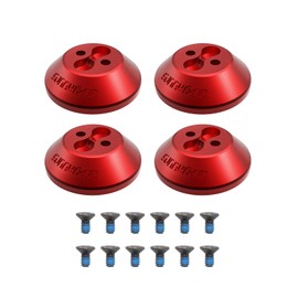 BTG Aluminum Alloy Motor Covers for DJI Avata 2 Accessories Motor Covers Caps (Red)