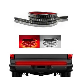 Ohleats Tailgate Light Bar, 47" LED Tailgate Light Reverse Brake Turning Signal Light Bar, Universal Rear Light Strip for Most Pickup Trailer Truck, Exterior Car Accessories (Double Row)