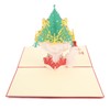 Greeting Card Three Dimensional Christmas Special Shape Decorative Paper with