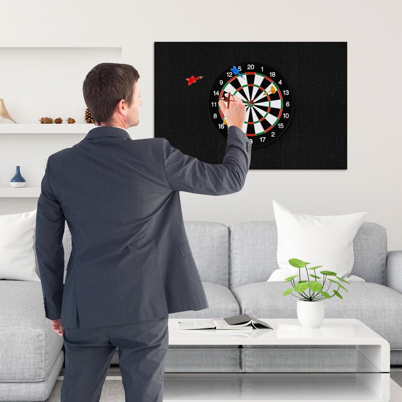 AMUSIGHT Dart Board Wall Protector, 36" × 24“ × 0.5”
