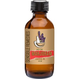 Sensible Remedies Marjoram (Sweet) 100% Pure Therapeutic Grade Essential Oil 4 fl oz