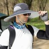 Peicees Super Wide Brim Sun Hat UPF 50+ UV Waterproof