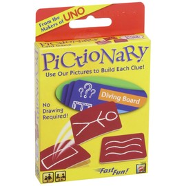 Mattel Pictionary Card Game by AB Gee Juego de Cartas, Ideal para Fiestas y Eventos Familiares, Edades 0                                              