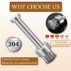 304 Stainless Steel Meat Tenderizer Tool with 21 Needles– Dual-Head