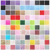 100 Pack 10 x 10 Inches Cotton Fabric Squares Pre