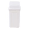 Cinkyou 7 L Garbage Can with Swing Lid, Plastic Swing-Top