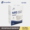 SECURE PLUS N95 mask breathable filtration efficiency ≥ 95% particulate