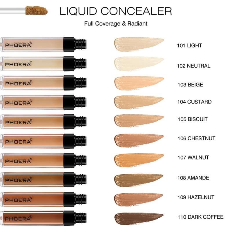 PHOERA Concealers (102#NEUTRAL)