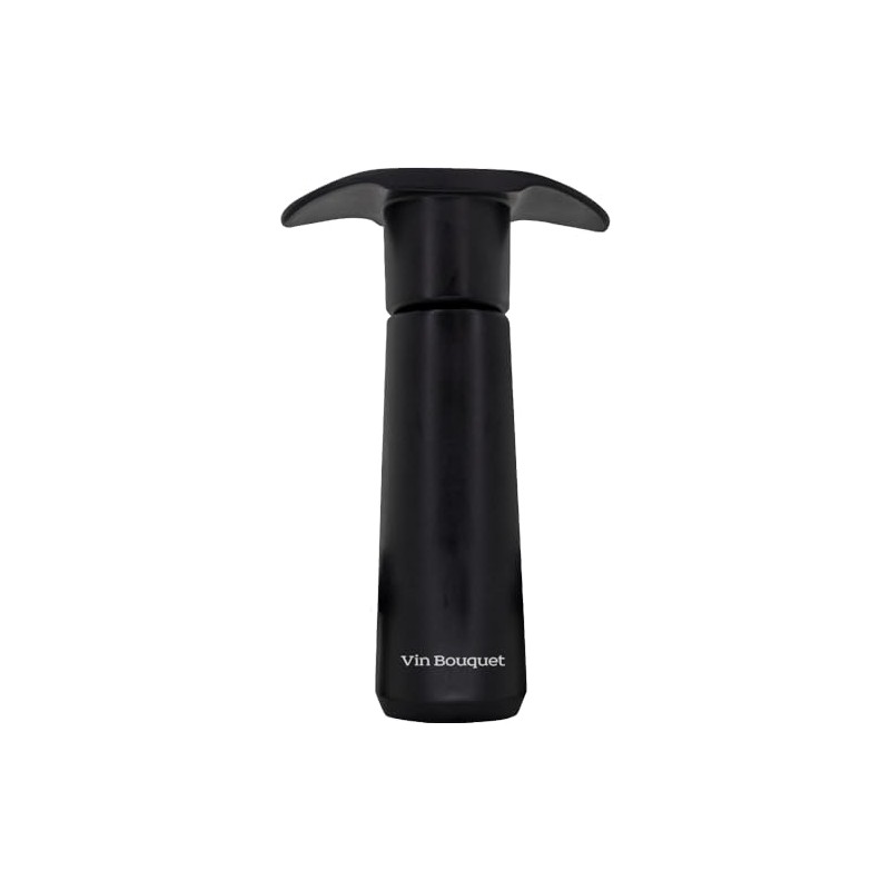 Manual vacuum pump with sound indicator, includes 4 stoppers with