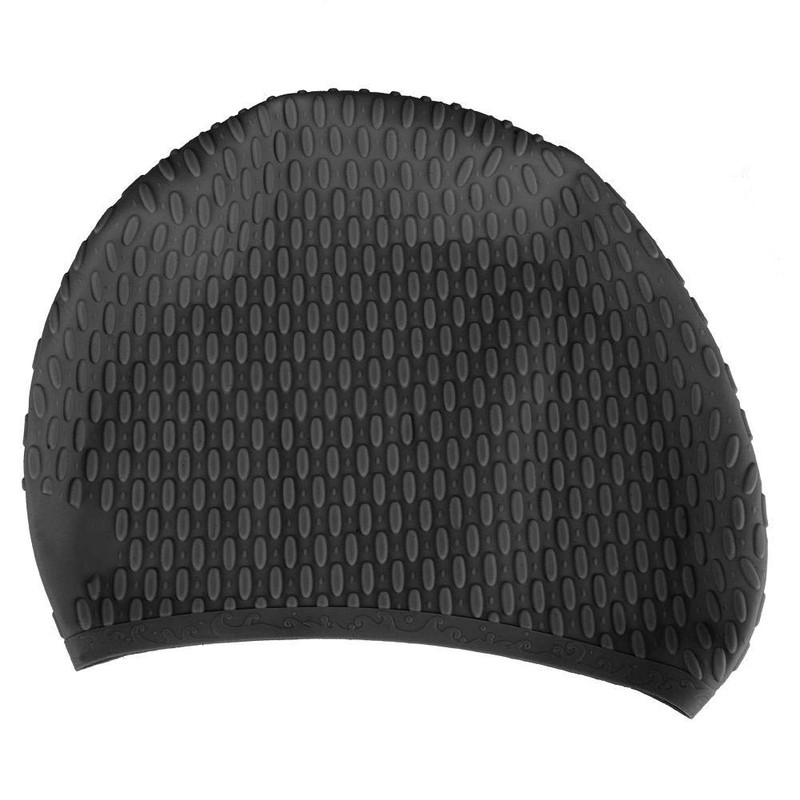 Gorro de natación profesional de silicona para el pelo, protección