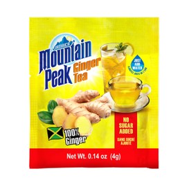 Jamaica Mountain Peak Ginger Instant Tea Unsweetened 14 sachets