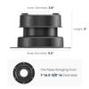 Aluminum RV Plumbing Vent Cap - Roof Sewer Replacement for