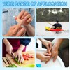 200 Pcs Bandages Variety Pack Assorted Sizes, Waterproof Adhesive Fingertip