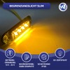 Web Truck Slim Marker Light, Marker Light, Dark Graphite, Orange,