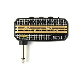 Guitar Man Plug N Play Metal Mini Headphone Amp Amplifier MP3 input