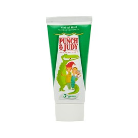 Punch & Judy Kids Toothpaste - Hint of Mint Flavour, 3+ Years, Fluoride, Sugar Free 50ml (Pack of 1)