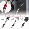 Saipor 3PCS Adjustable Pivot Bit Holder Magnetic Pivoting Bit Tip