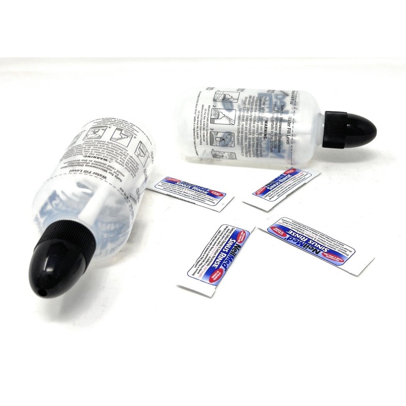 NeilMed Sinus Rinse 2 Bottles 8 oz + 4 Packet