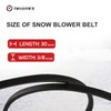 754-0346 954-0346 Snow Blower Belt, TRIONES 2 Pack Snow Thrower