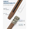 BOSTANTEN Mens Leather Belts Ratchet Dress Belt With Automatic Sliding