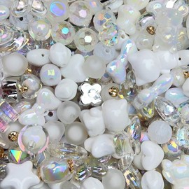 【MC series】Exquisite Diy Bead phone Charm Kits Mixed Cartoon Lanyard wrist strap Bracelet Keychain cute fashion for girls and women:_Ivory Whisper_150ml