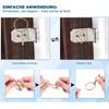 EMSNOVA® Folding Cotter Pins 6 mm x 45 mm Round