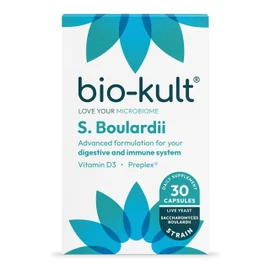 Bio-Kult S. Boulardii + Vitamin D3 | Saccharomyces Yeast + Prebiotics | Gut & Immune Support | 30 Capsules