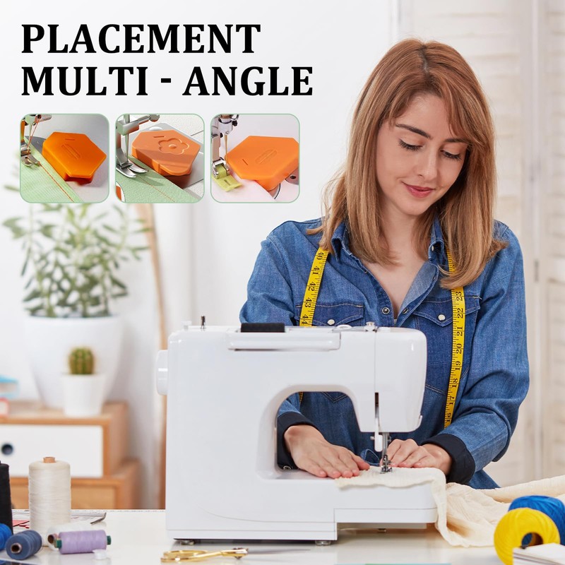 Pack of 4 Magnetic Seam Guide, Removable Magnetic Seam Guide,