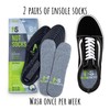 Sockless Insole Covers for Flats – No Show Shoe Liners