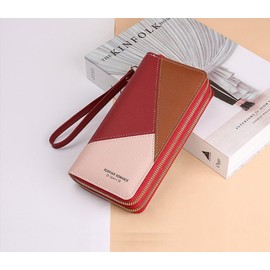 Oyccen Women Double Zipper Wallets Long Purses with Multiple Card Slots Ladies Purse Clutch Bag Credit Card Holder Wallet with Coin Pocket Money Organisers