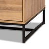 Baxton Studio Franklin Coffee Tables, Oak/Black