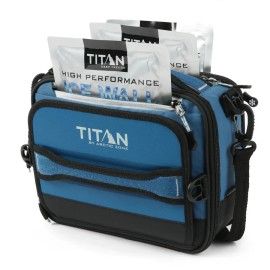 Arctic Zone Titan Deep Freeze Expandable Lunch Box With Freezer Packs 2 Ice walls