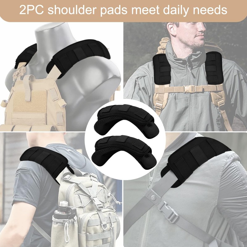 ZINZ 2-Pack Universal Wide Shoulder Pad with Ultra thick Cushion