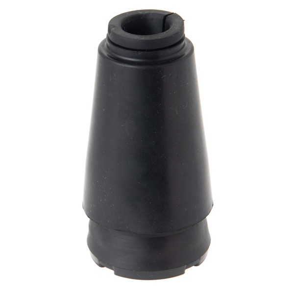 Strix Design KN-161 Cane Tip, Replacement Rubber, Step Barrel, Black, 1.6 x 1.6 x 2.9 inches (4 x 4 x 7.4 cm)