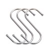 10-Pack S Shaped Hooks,Stainless Steel Metal Hangers for Home,Office,Work Shop