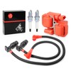 Ignition Coil and Spark Plug w/Wire Cap Compatible with Polaris