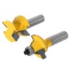 Gasea 1/2 Inch Shank 120 Degree Tongue Groove Router Bit