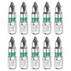 sourcing map 10pcs Phillips Screwdriver Bit PH1 1/4" Hex Shank