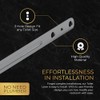 RAVINE Premium Modern Luxury Universal Toilet Handle Replacement, Majestic Collection.