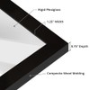 wallsthatspeak 12x36 Black Picture Frame for Puzzles Posters Photos or