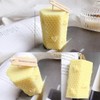 Fewo 2 Pack 3D Bee Honeycomb Candle Molds Beehive Silicone