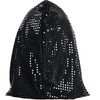 FlyCC Sequin Unisex Rave Hood Cosplay Festival Hat Disco Sparkly