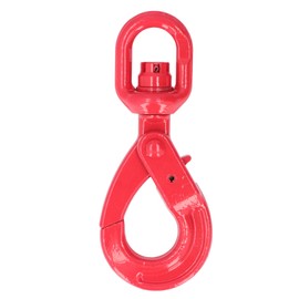 Swivel Hook G80 Forged Steel Crane Hook with Safety Lock Marine Auto Swivel Hook (1.12T)