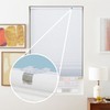Leewoth 4 Pcs 1" 25mm Cordless Shade Bracket, PVC Cordless